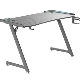 Геймерський комп'ютерний стіл GT Racer T-1216 (120x60x73) Black
