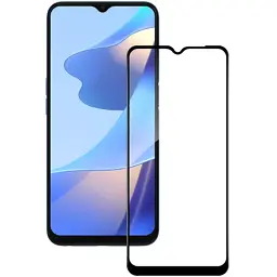 Скло захисне ACCLAB Full Glue Oppo A16 Black (1283126522024) - мініатюра 2
