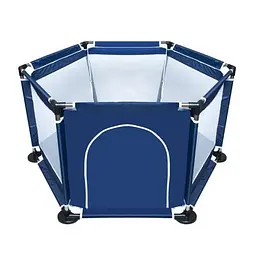 Манеж дитячий Malatec 126х109х65, 5 см Синій