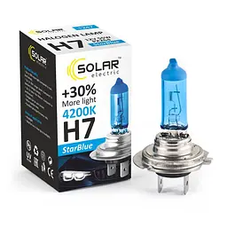 Автолампа галогенна Solar StarBlue/H7/55W/12V/4200K 1 шт (1247)