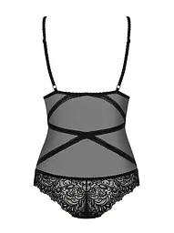 Боді Obsessive Bondea L/XL чорний - мініатюра 5