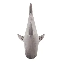 Іграшка плюшева WP MERCHANDISE Акула сіра, 80 см - мініатюра 4