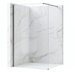 Душова стінка Rea Flexi 100x195 см transparent tytan KPL-K99462