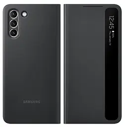 Оригінальний чохол-книжка для Samsung Galaxy S21 Plus Black S-View Clear View Cover Smart (EF-ZG996CBEGRU) - мініатюра 1