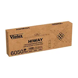 Світильник LED smart HIWAY+пульт квадрат 110W 3000-5000K IP20 чорний Violux ( 220805 ) - мініатюра 8