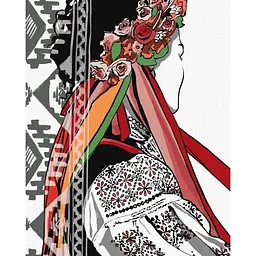 Картина за номерами "Квітна краса" ©upillustration Ideyka KHO2596 40х50 см