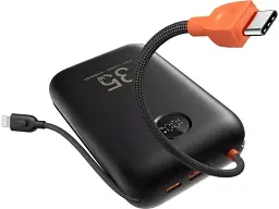 Зовнішній акумулятор (Power Bank) VEGER Ultra Mini Built-In 2 cables 30000mAh (VG-W3018)