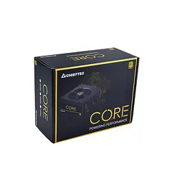 БЖ 500W Chieftec CORE BBS-500S 120 mm, 80+ GOLD, Retail Box - мініатюра 4