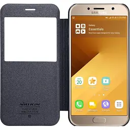 Чохол-книжка Nillkin Sparkle case Samsung Galaxy A3 A320F 2017 Black - мініатюра 3