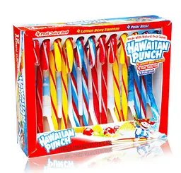 Льодяники-тростини Hawaiian Punch Candy Canes 150г - мініатюра 2