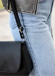 Сумка кросбоді Sambag Rose BZN чорний 20 х 24 х 7 см (94000001) - мініатюра 5