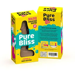 Крафтове мило-член із присоскою Pure Bliss Mini Brown - мініатюра 7
