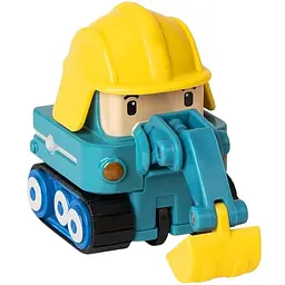 Колекційна машинка Roi Visual Робокар Поук Die Cast металева бірюзова (MRT-0607) - мініатюра 2