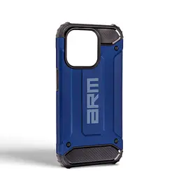 Чехол для Apple iPhone 15 Pro, Panzer, синий, противоударный, бронированный, милитари, панель-накладка, защита всего корпуса, защита дисплея и камеры, термополиуретан (TPU) + поликарбонат (PC), ArmorStandart (ARM73727) - мініатюра 2