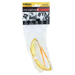 Окуляри захисні Sigma Tornado anti-scratch бурштин 9410581 - мініатюра 3