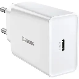 Зарядний пристрій Baseus Speed Mini Quick Charger 1C 20W EU white (CCFS-SN02) - мініатюра 3