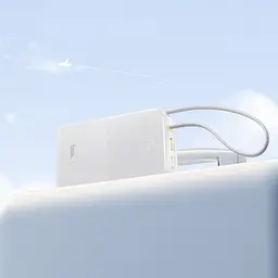 Батарея Baseus EnerFill FC51 Bipow2 Pro Digital Display 20000mAh 22.5W White (E0027700) - мініатюра 5