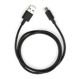 Дата кабель USB 2.0 AM to USB-C 1.0m PVC black Vinga (VCPDCTC1BK)