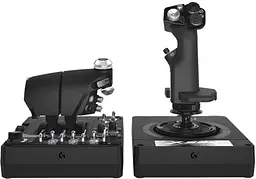 Джойстик Logitech X56 H.O.T.A.S. RGB Throttle and Stick Simulation Controller USB (945-000059) - мініатюра 3