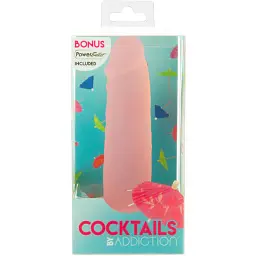 Фалоімітатор на присосці Addiction Cocktails Peach Bellini, 14 см + віброкуля в подарунок - мініатюра 7
