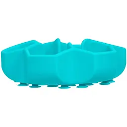 Миска собак та котів Waudog Silicone для повільного харчування 450 мл блакитна - мініатюра 3