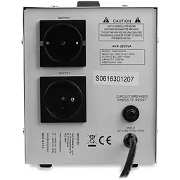 Стабілізатор напруги Volt Polska AVR 2000VA 8-11% - мініатюра 4