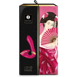 Вагінально-кліторальний вібратор Shunga Soyo Raspberry - мініатюра 7