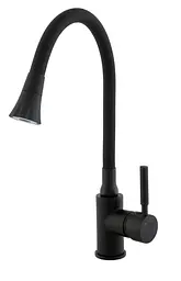 Змішувач для кухні Globus Lux Lazer GLLR-0203SA-BB-B01 Чорний матовий - мініатюра 2