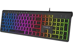 Клавіатура Vinga KB-460 RGB Black