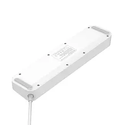Фільтр живлення ProLogix Premium (PR-SC4408W) 2.5 кВт, 4 розетки, 4 USB, 2 м, з вимикачами, білий - мініатюра 3