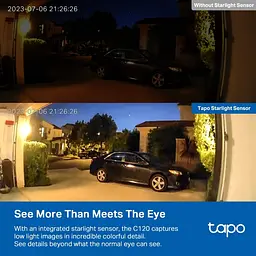 IP-Камера Tapo C120 2K N300 microSD motion detection TP-Link teh0015984 - мініатюра 6