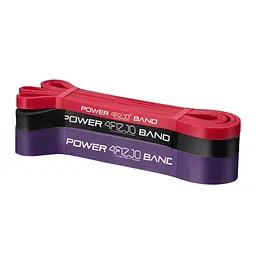 Еспандер-петля (резинка для фітнесу і спорту) 4FIZJO Power Band 6-26 кг 3 шт 4FJ0002 (P-5907222931554) - мініатюра 1