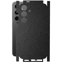 Защитная пленка StatusSKIN для Samsung Galaxy S24 SM-S921 Корпус Винил Кожа черная