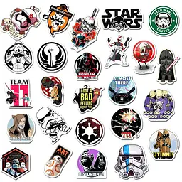 Стікерпак Зоряні війни Набір наклейок GeekLand Star Wars 50 штук - мініатюра 3