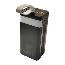 Павербанк 40000мА·ч Power Bank 4USB 2Type-C PD зі швидкою зарядкою до 22.5W та ліхтариком кабелю Type-C та Lightning портативний зарядний пристрій BOROFONE DBT 35A - мініатюра 5