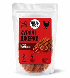 Курячі джерки Insta Food Класичні, Гірчиця та Sweet Chili, набір 3 шт. - мініатюра 6