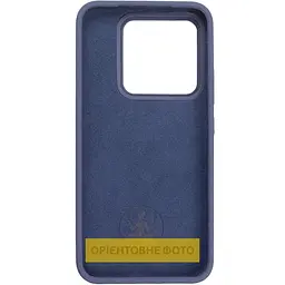 Чохол Silicone Cover Lakshmi (AAA) для Xiaomi 15T Pro Темно-синій / Midnight blue - мініатюра 3