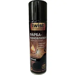 Фарба TWIST чорна 250мл для замші та нубуку