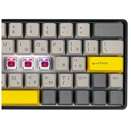 Клавіатура Epomaker EP64 60 Mulan Switch Hot-Swap RGB Wireless/Bluetooth/USB UA Black (EP64-B-M) - мініатюра 4
