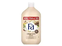 Гель для душу FA 750мл Сream &amp; Oil з маслом кокоса і ароматом какао