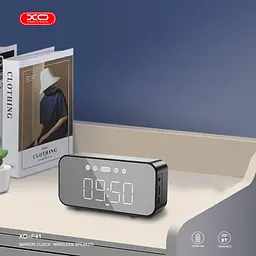 Бездротова Bluetooth колонка годинник XO F41 FM TF-карта (Чорний) - мініатюра 6