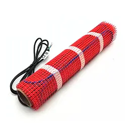 Електричний нагрівальний мат для теплої підлоги, 300 W, 2 м², 220 V, 50-60°C, двожильний, 235 х 235 х 515 мм, 5 кг.