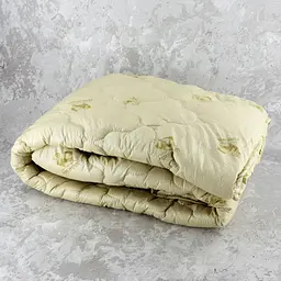 Ковдра закрита овеча вовна (Мікрофібра) PURE WOOL Двоспальна Євро 200х220 55089 - мініатюра 2