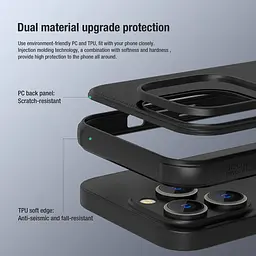 Чохол Nillkin Matte Pro для Apple iPhone 14 Pro Max (6.7) Чорний / Black - мініатюра 6