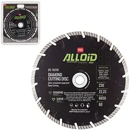 Диск алмазний Alloid Building Tools Deep Cutting відрізний 230 мм (DS-18230) - мініатюра 5