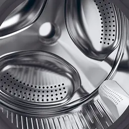 Пральна машина Haier фронтальна, 9кг, 1400, A+++, 60см, дисплей, пара, інвертор, люк чорний, прямий привод, сріблястий (HW90-B14939S8) - мініатюра 6