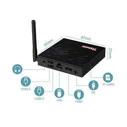 Смарт ТВ приставка Tanix TX68 4/32 Гб Smart TV Box Android 14 - мініатюра 4