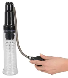 Помпа для члена з вібрацією Orion Vibrating Multi Pump & Masturbator 33.7 см прозора - мініатюра 6