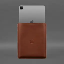 Шкіряний чохол-футляр для iPad Pro 12,9 Світло-коричневий - мініатюра 6