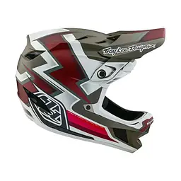 Велошолом Troy Lee Designs D4 Composite Helmet Ever M Red/Green (1106-140531003) - мініатюра 3